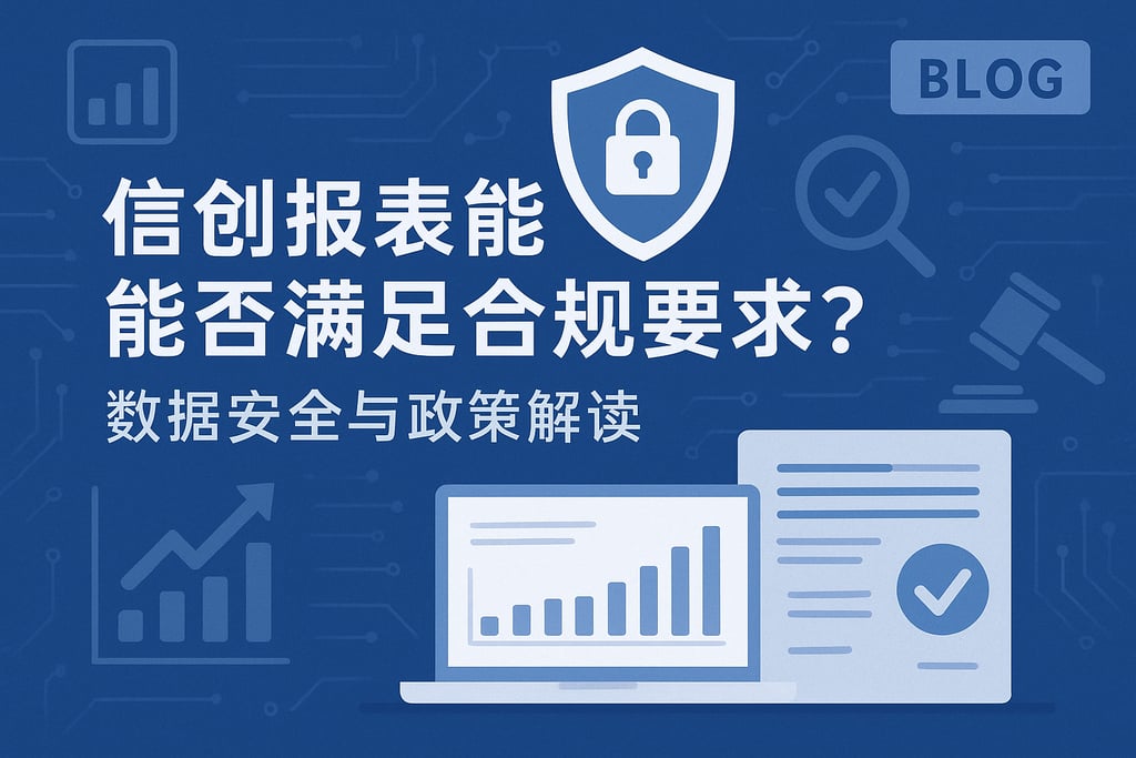 信创报表能否满足合规要求？数据安全与政策解读