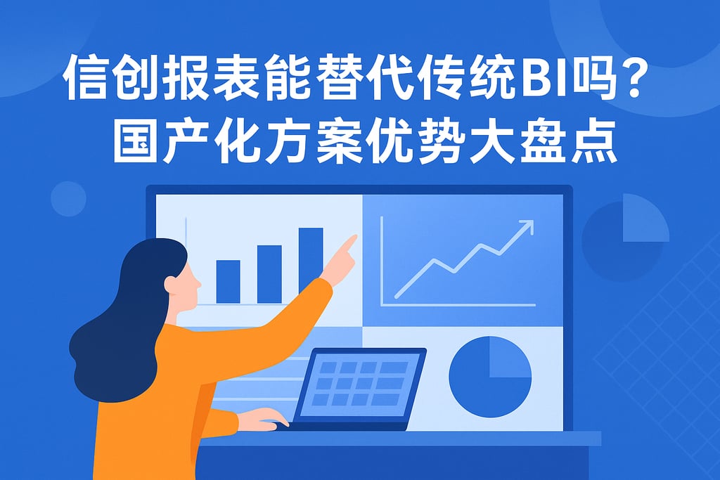 信创报表能替代传统BI吗？国产化方案优势大盘点