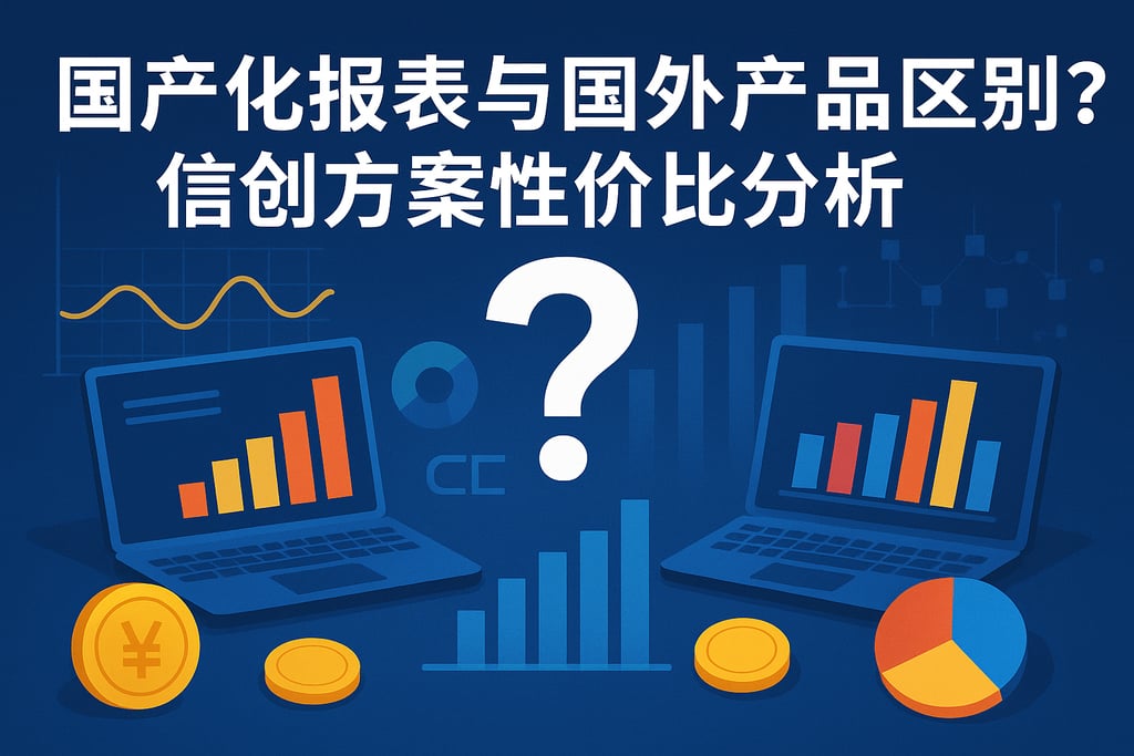国产化报表与国外产品区别？信创方案性价比分析