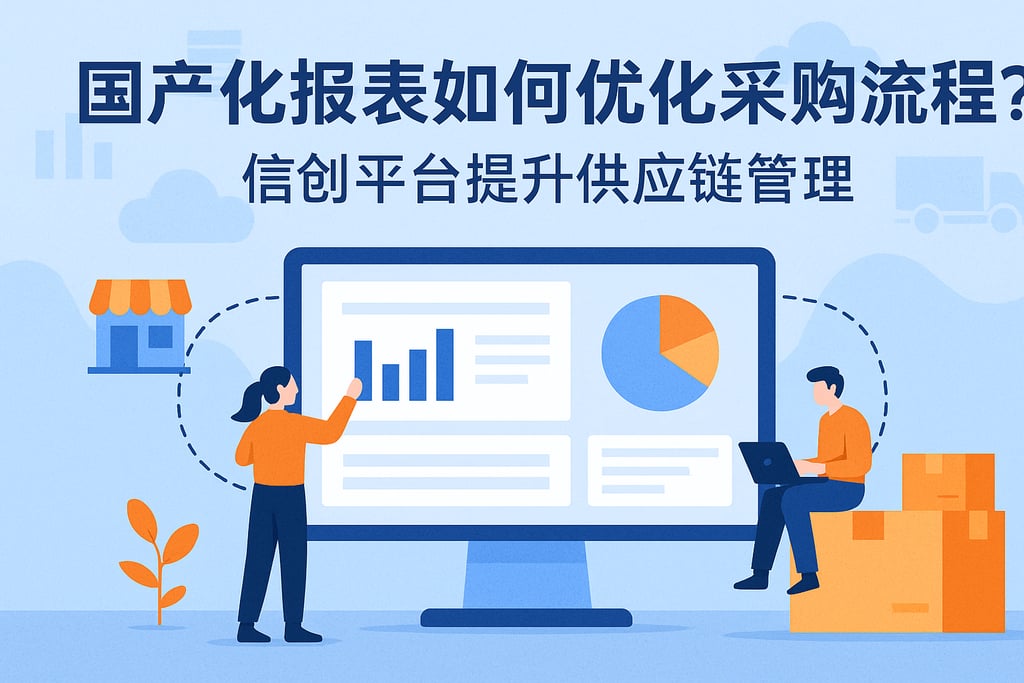 国产化报表如何优化采购流程？信创平台提升供应链管理