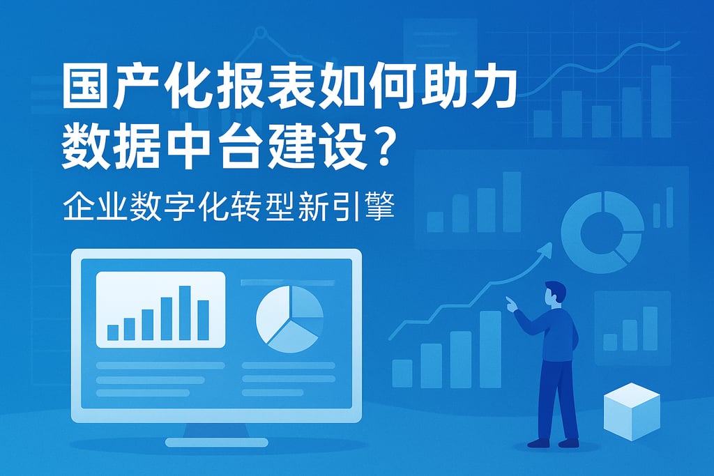 国产化报表如何助力数据中台建设？企业数字化转型新引擎