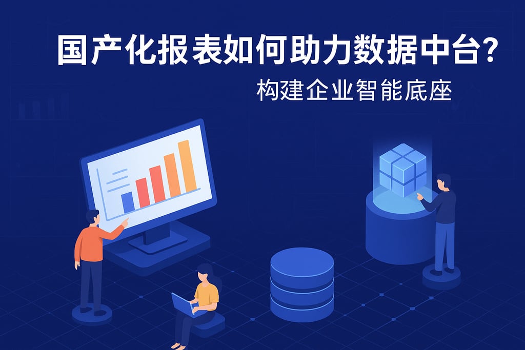 国产化报表如何助力数据中台？构建企业智能底座