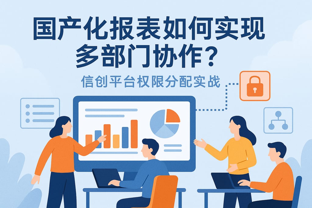 国产化报表如何实现多部门协作？信创平台权限分配实战