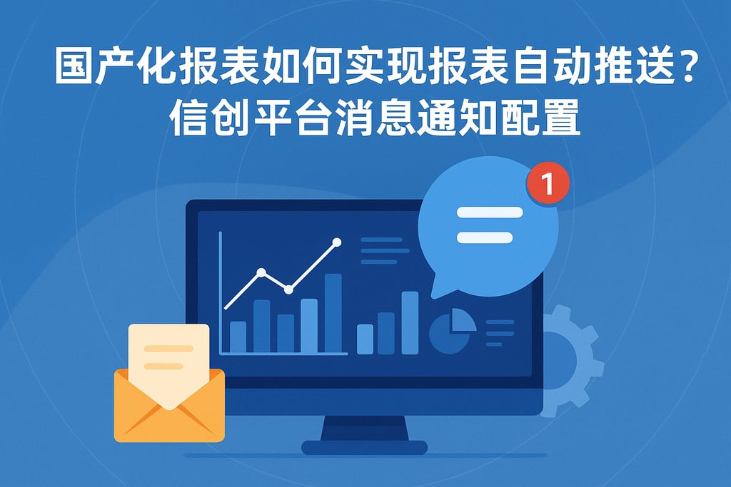 国产化报表如何实现报表自动推送？信创平台消息通知配置