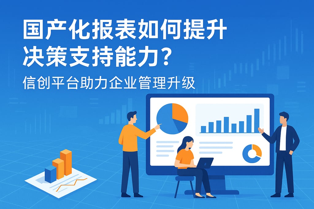 国产化报表如何提升决策支持能力？信创平台助力企业管理升级？