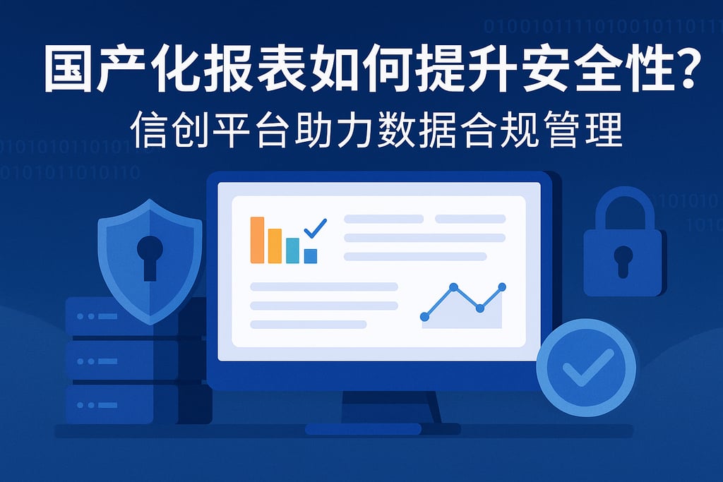 国产化报表如何提升安全性？信创平台助力数据合规管理