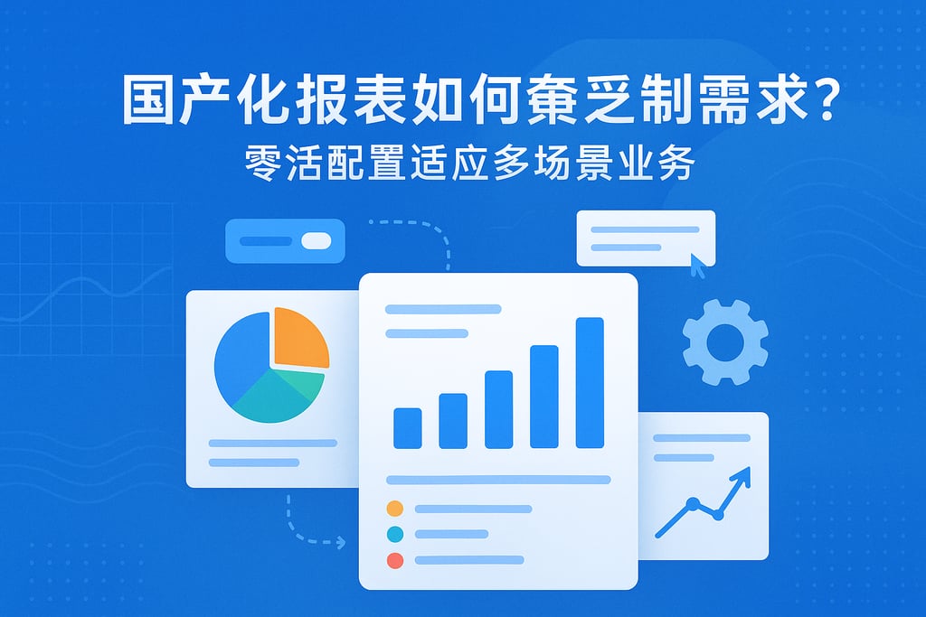 国产化报表如何满足定制化需求？灵活配置适应多场景业务