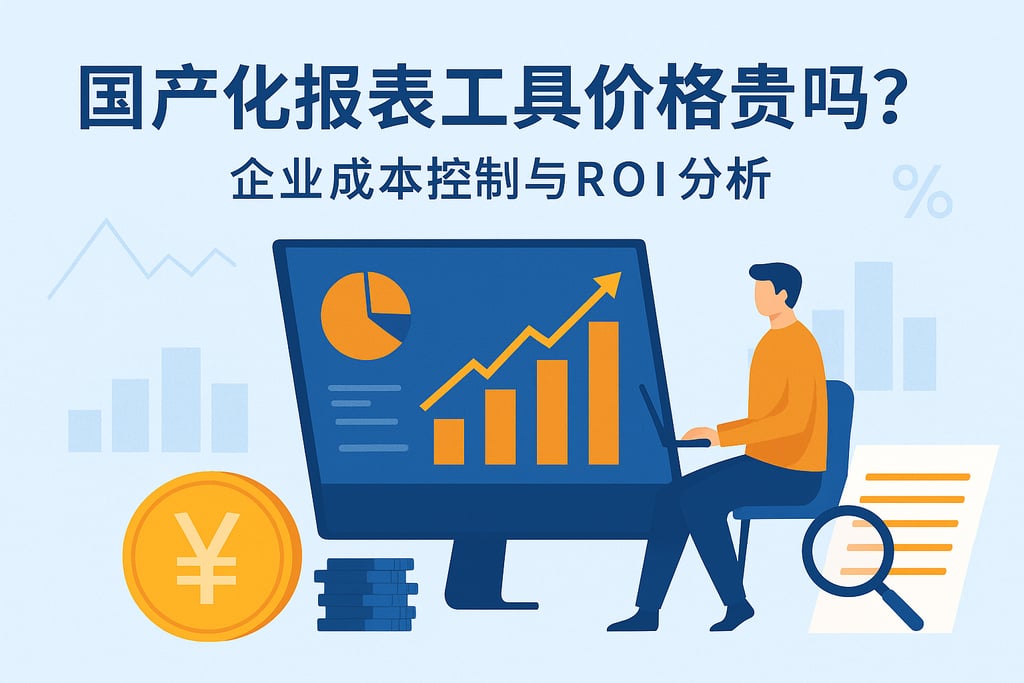 国产化报表工具价格贵吗？企业成本控制与ROI分析