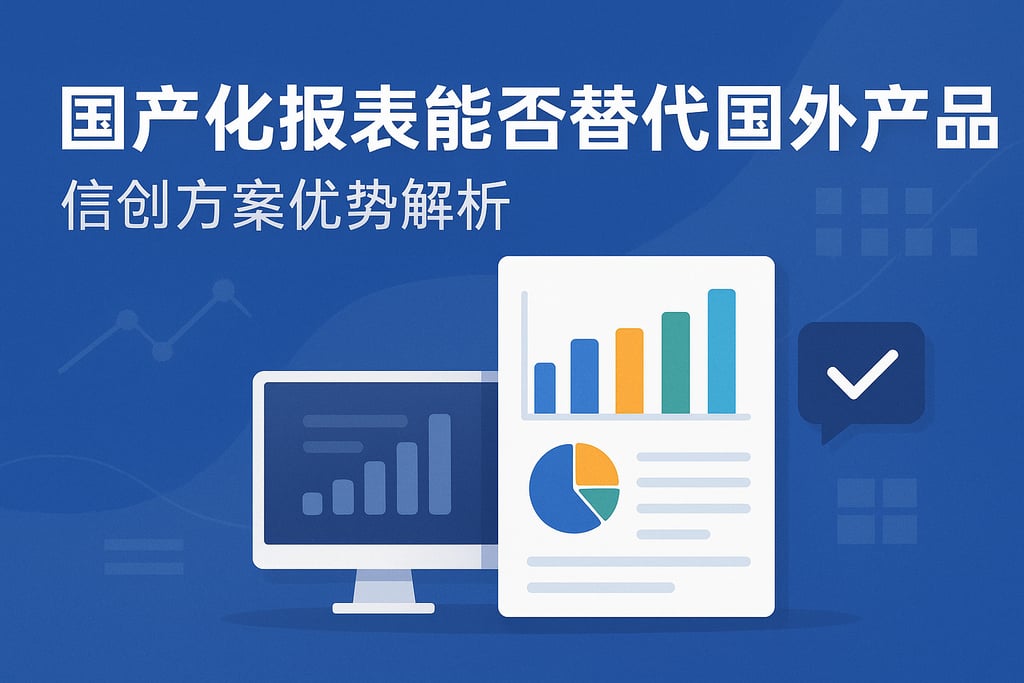 国产化报表能否替代国外产品？信创方案优势解析