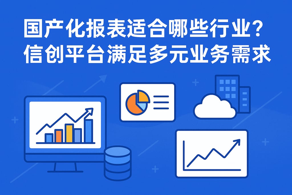 国产化报表适合哪些行业？信创平台满足多元业务需求