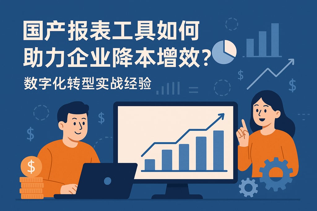 国产报表工具如何助力企业降本增效？数字化转型实战经验