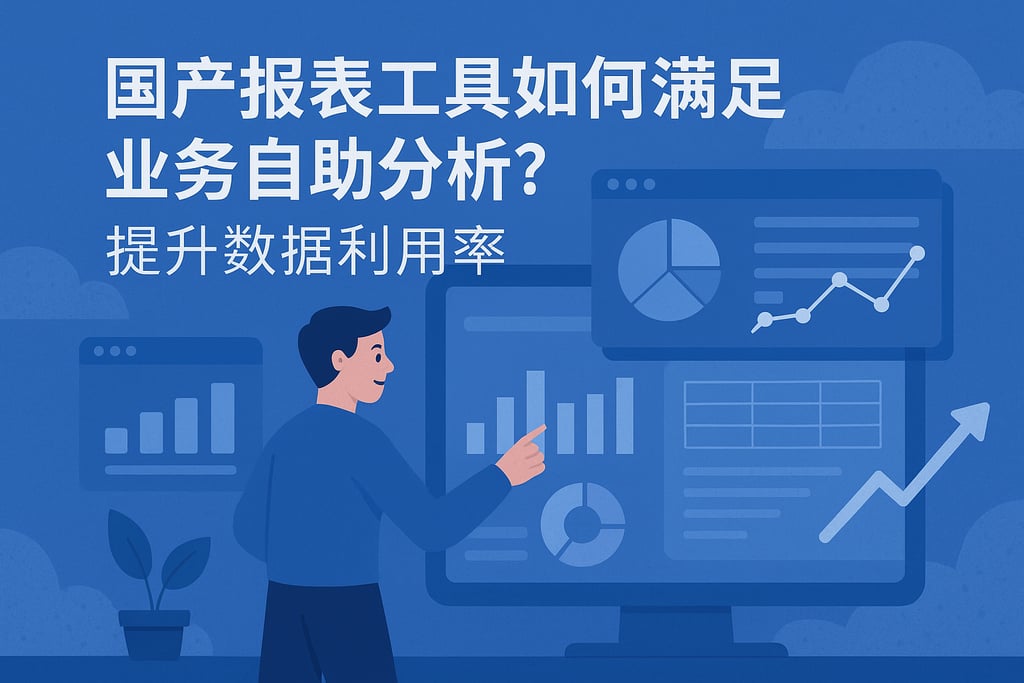 国产报表工具如何满足业务自助分析？提升数据利用率