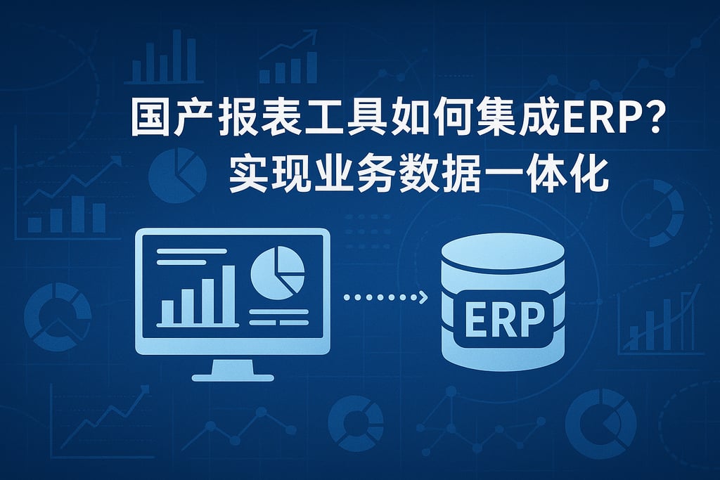 国产报表工具如何集成ERP？实现业务数据一体化