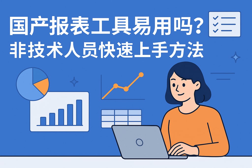 国产报表工具易用吗？非技术人员快速上手方法