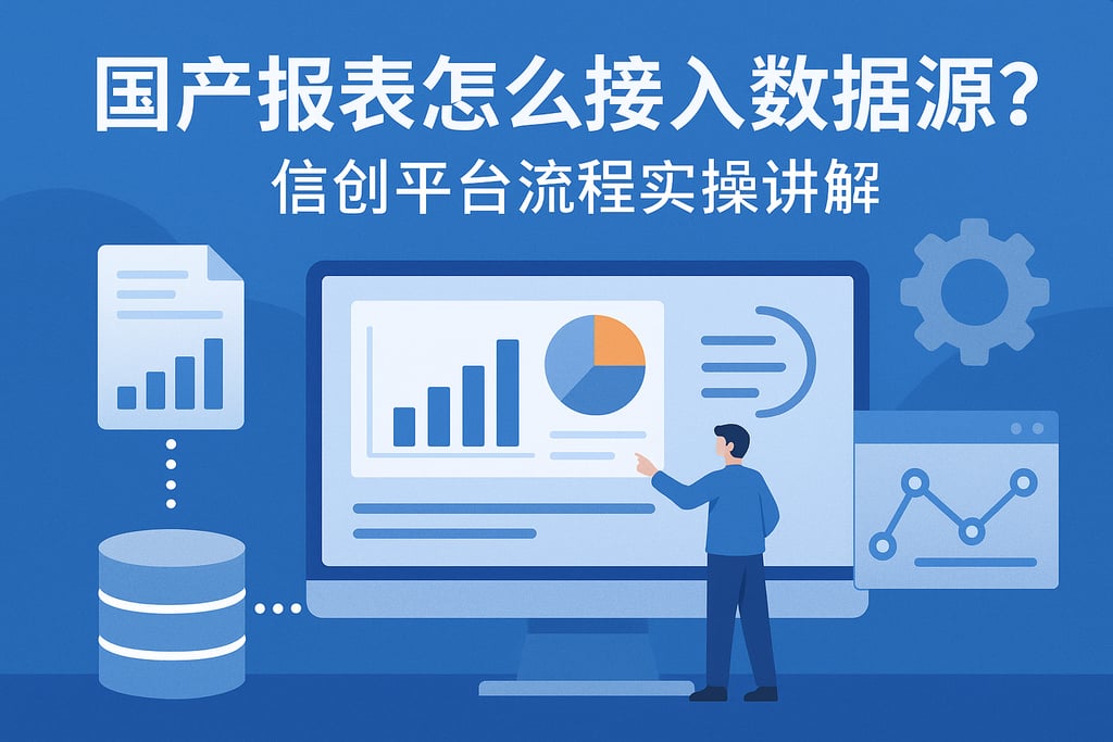 国产报表怎么接入数据源？信创平台流程实操讲解
