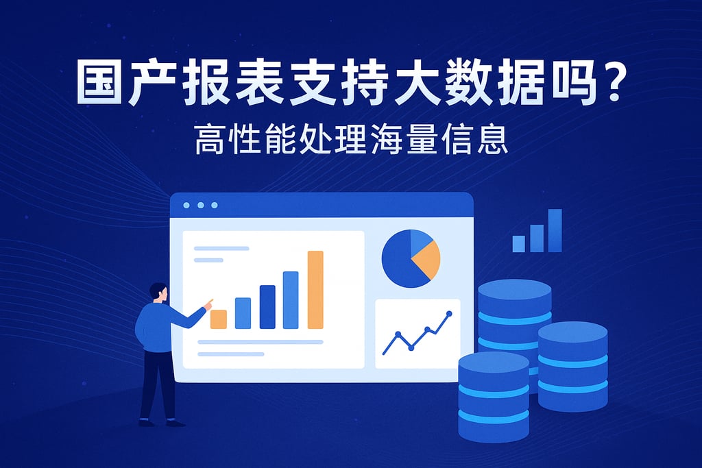 国产报表支持大数据吗？高性能处理海量信息