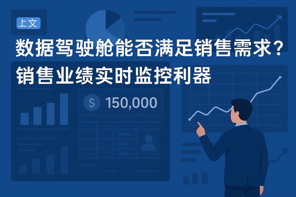 数据驾驶舱能否满足销售需求？销售业绩实时监控利器