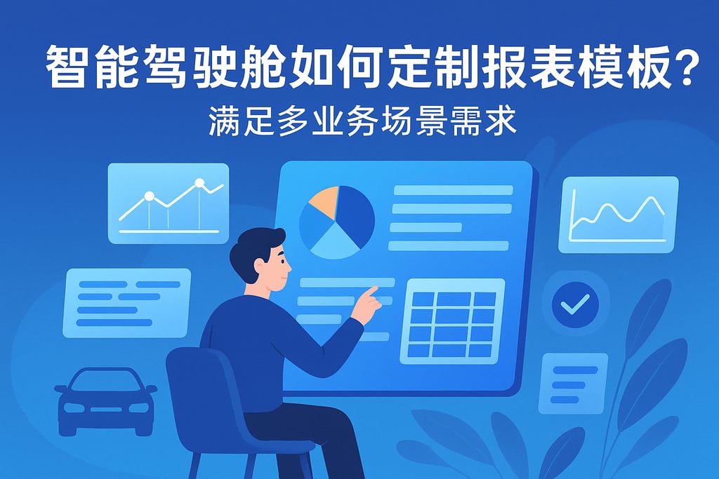 智能驾驶舱如何定制报表模板？满足多业务场景需求