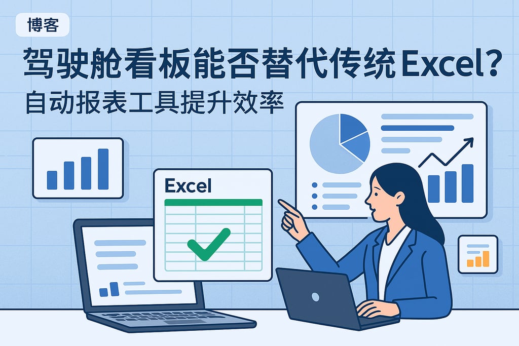 驾驶舱看板能否替代传统Excel？自动报表工具提升效率