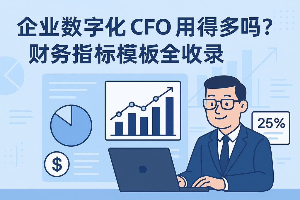 企业数字化CFO用得多吗？财务指标模板全收录