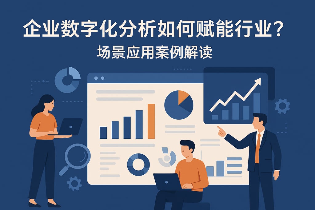 企业数字化分析如何赋能行业？场景应用案例解读