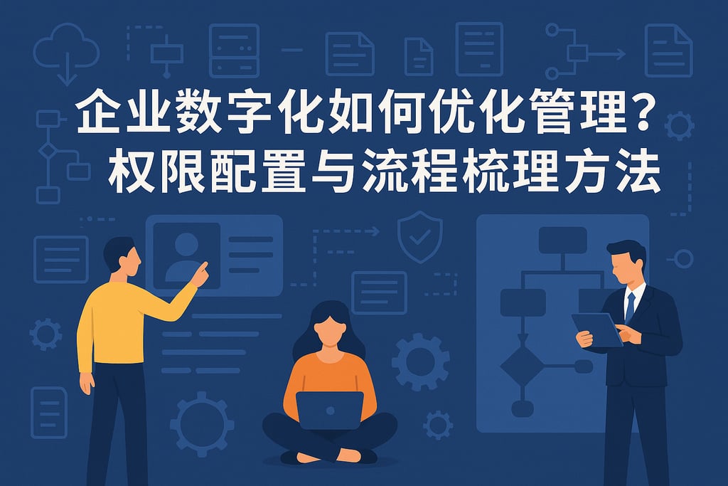 企业数字化如何优化管理？权限配置与流程梳理方法