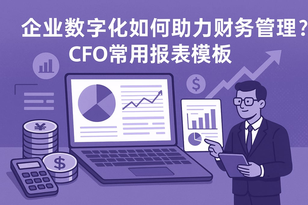 企业数字化如何助力财务管理？CFO常用报表模板