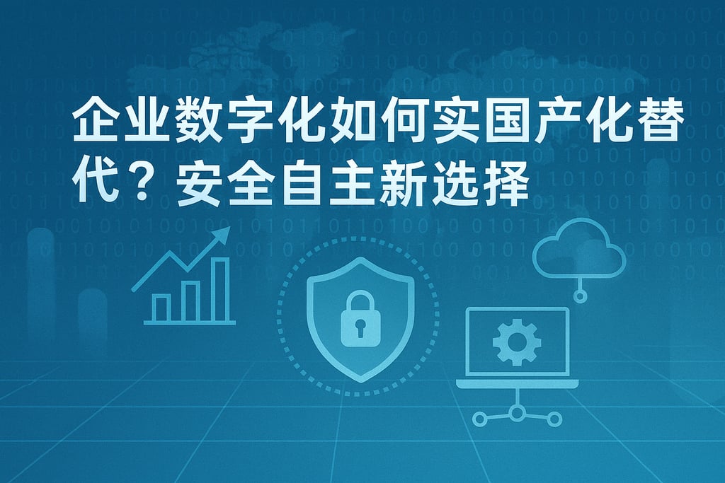 企业数字化如何实现国产化替代？安全自主新选择