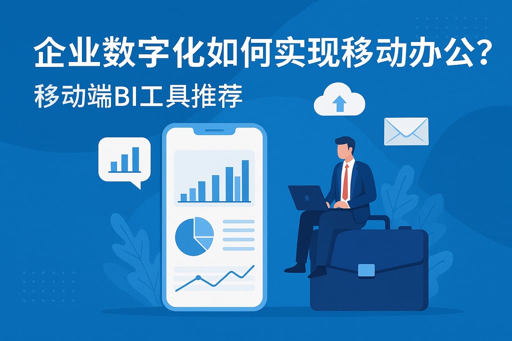企业数字化如何实现移动办公？移动端BI工具推荐