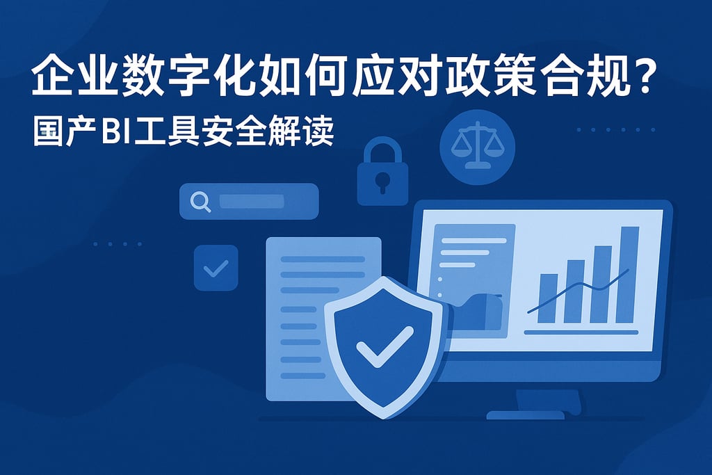企业数字化如何应对政策合规？国产BI工具安全解读