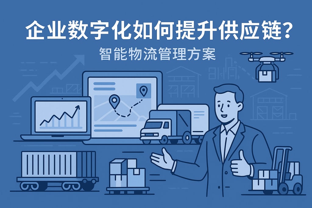 企业数字化如何提升供应链？智能物流管理方案