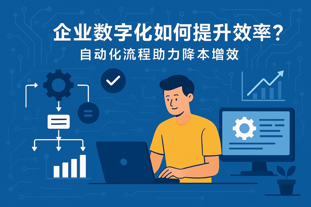 企业数字化如何提升效率？自动化流程助力降本增效