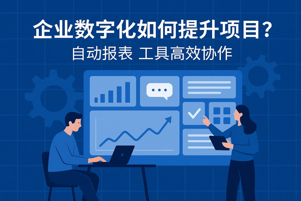 企业数字化如何提升项目管理？自动报表工具高效协作