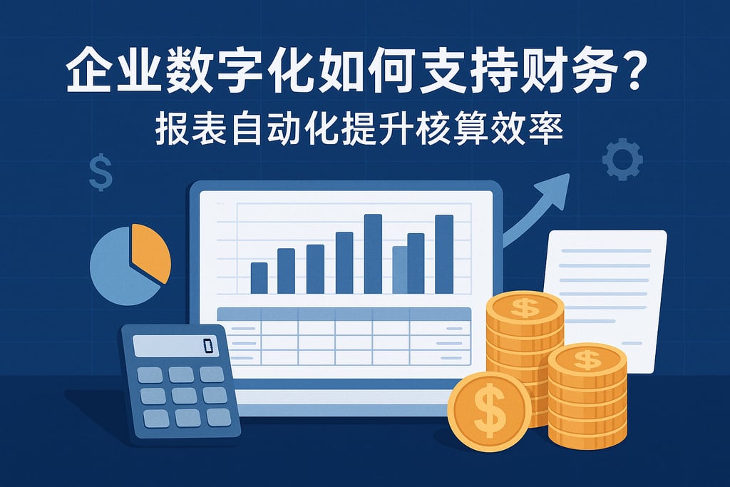 企业数字化如何支持财务？报表自动化提升核算效率