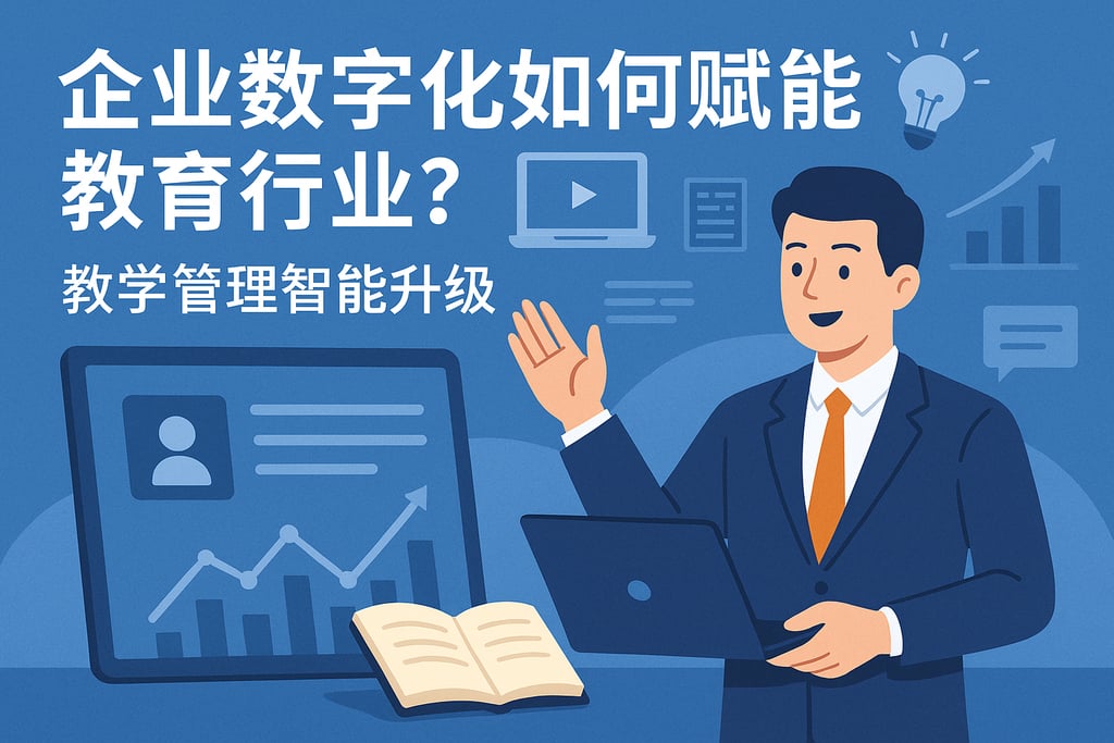 企业数字化如何赋能教育行业？教学管理智能升级