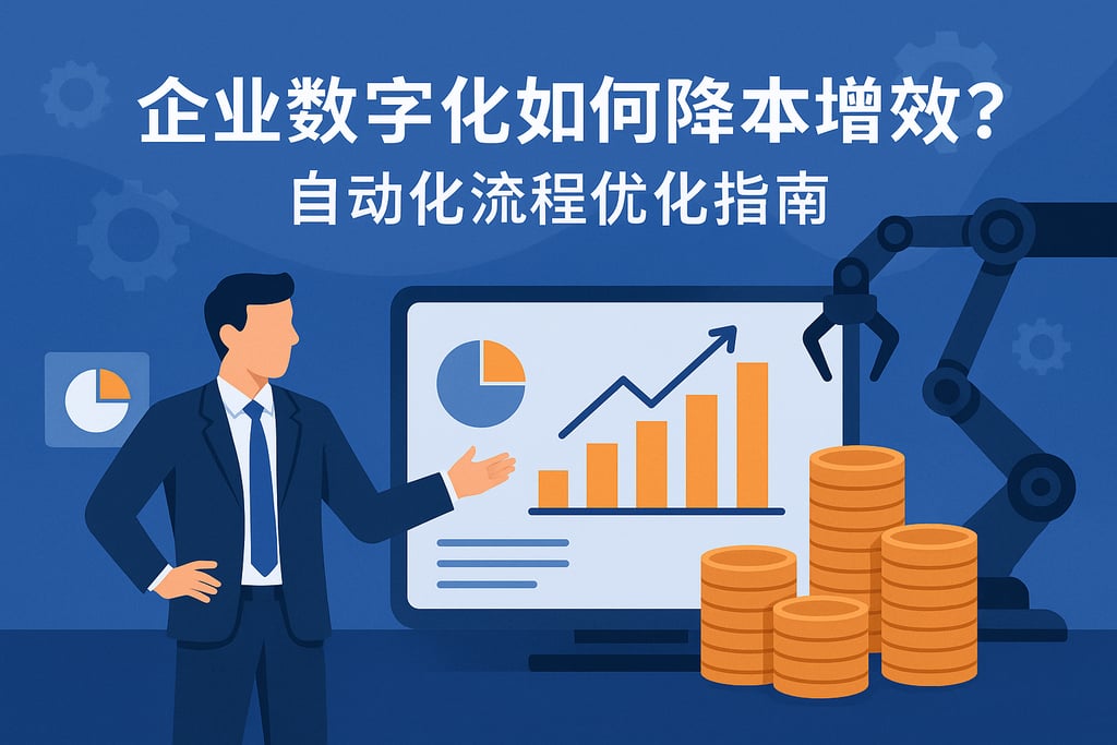 企业数字化如何降本增效？自动化流程优化指南