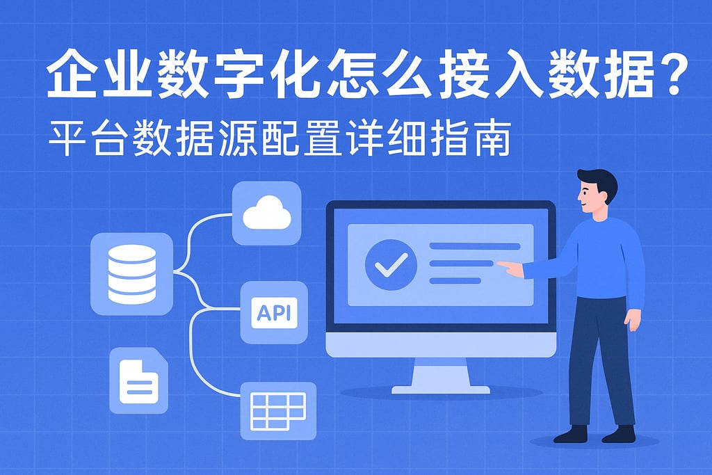企业数字化怎么接入数据？平台数据源配置详细指南