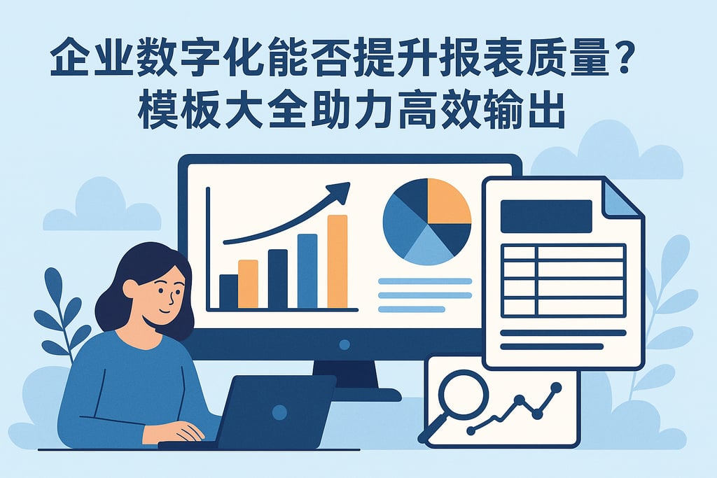 企业数字化能否提升报表质量？模板大全助力高效输出