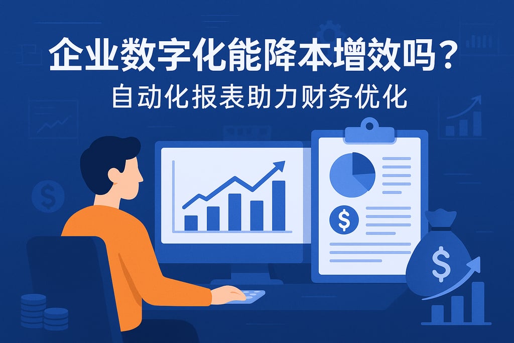 企业数字化能降本增效吗？自动化报表助力财务优化