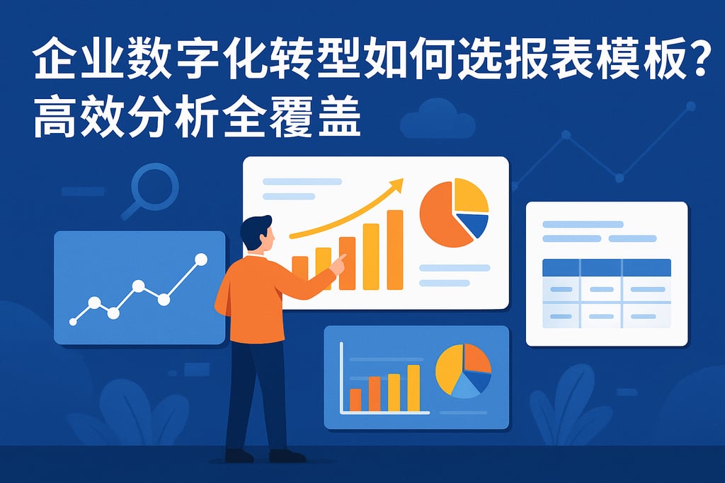 企业数字化转型如何选报表模板？高效分析全覆盖