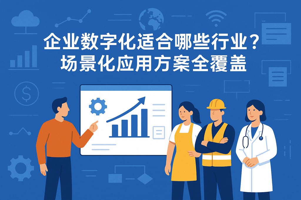 企业数字化适合哪些行业？场景化应用方案全覆盖