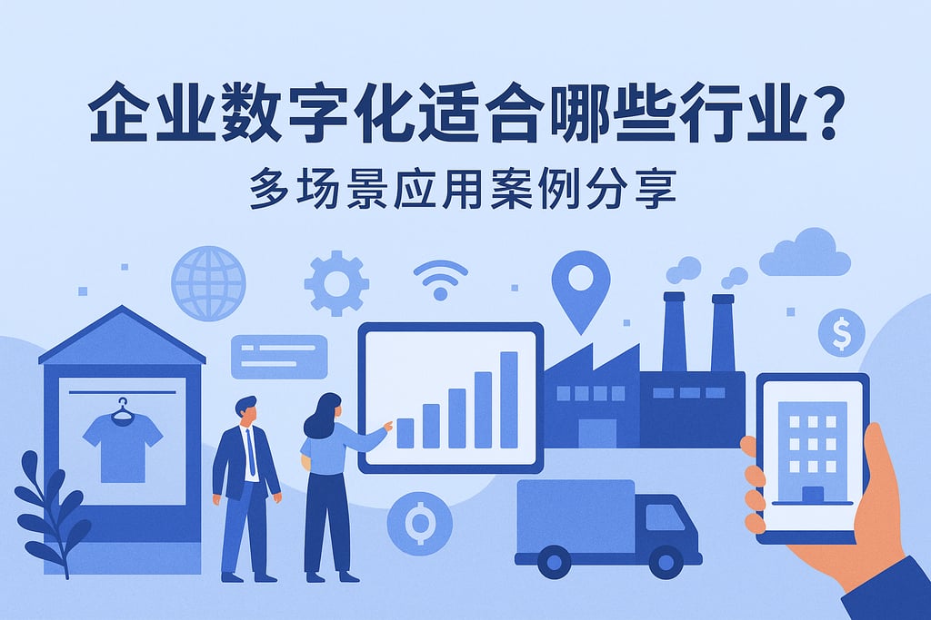 企业数字化适合哪些行业？多场景应用案例分享