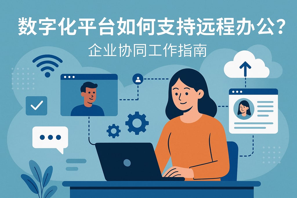 数字化平台如何支持远程办公？企业协同工作指南