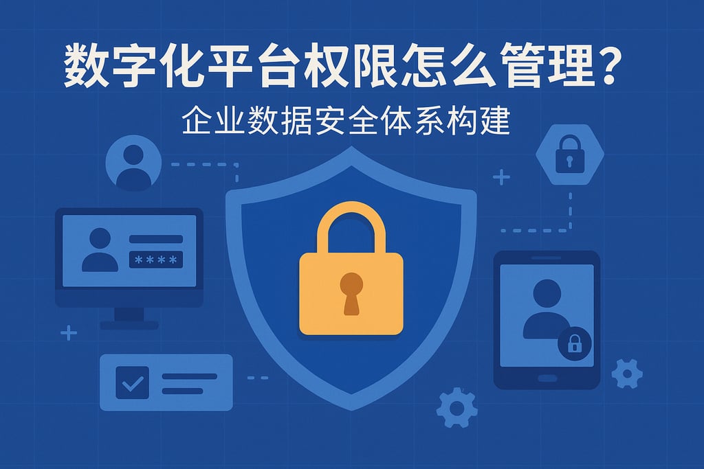 数字化平台权限怎么管理？企业数据安全体系构建