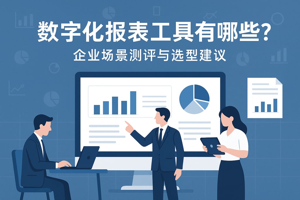 数字化报表工具有哪些？企业场景测评与选型建议