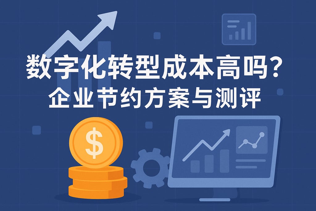 数字化转型成本高吗？企业节约方案与测评