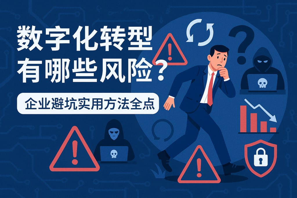 数字化转型有哪些风险？企业避坑实用方法全盘点