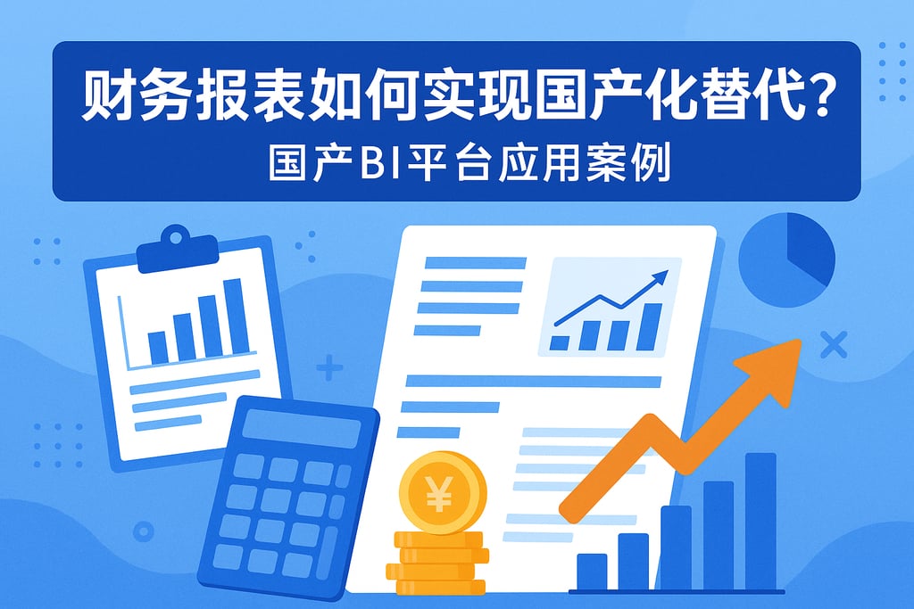 财务报表如何实现国产化替代？国产BI平台应用案例