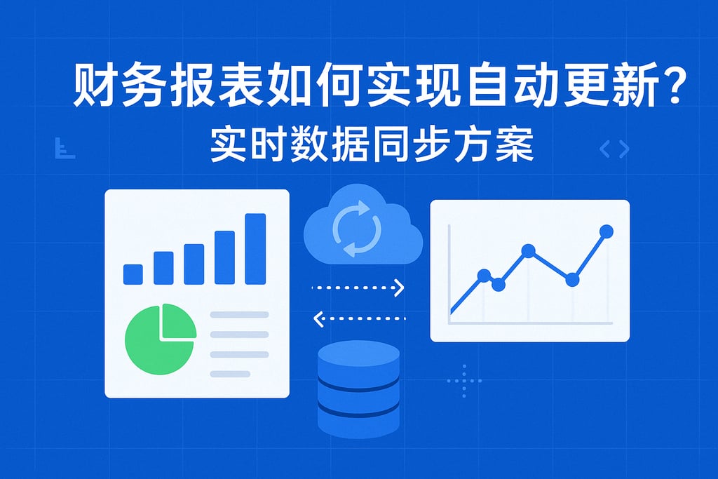 财务报表如何实现自动更新？实时数据同步方案 - FineReport报表知识库