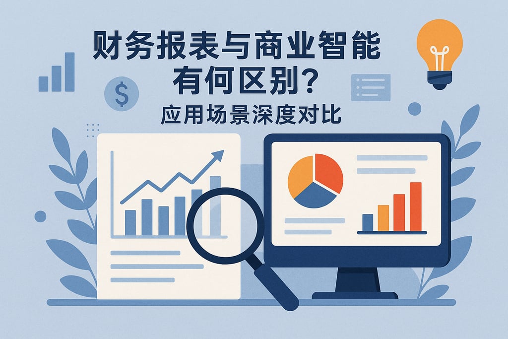 财务报表与商业智能有何区别？应用场景深度对比
